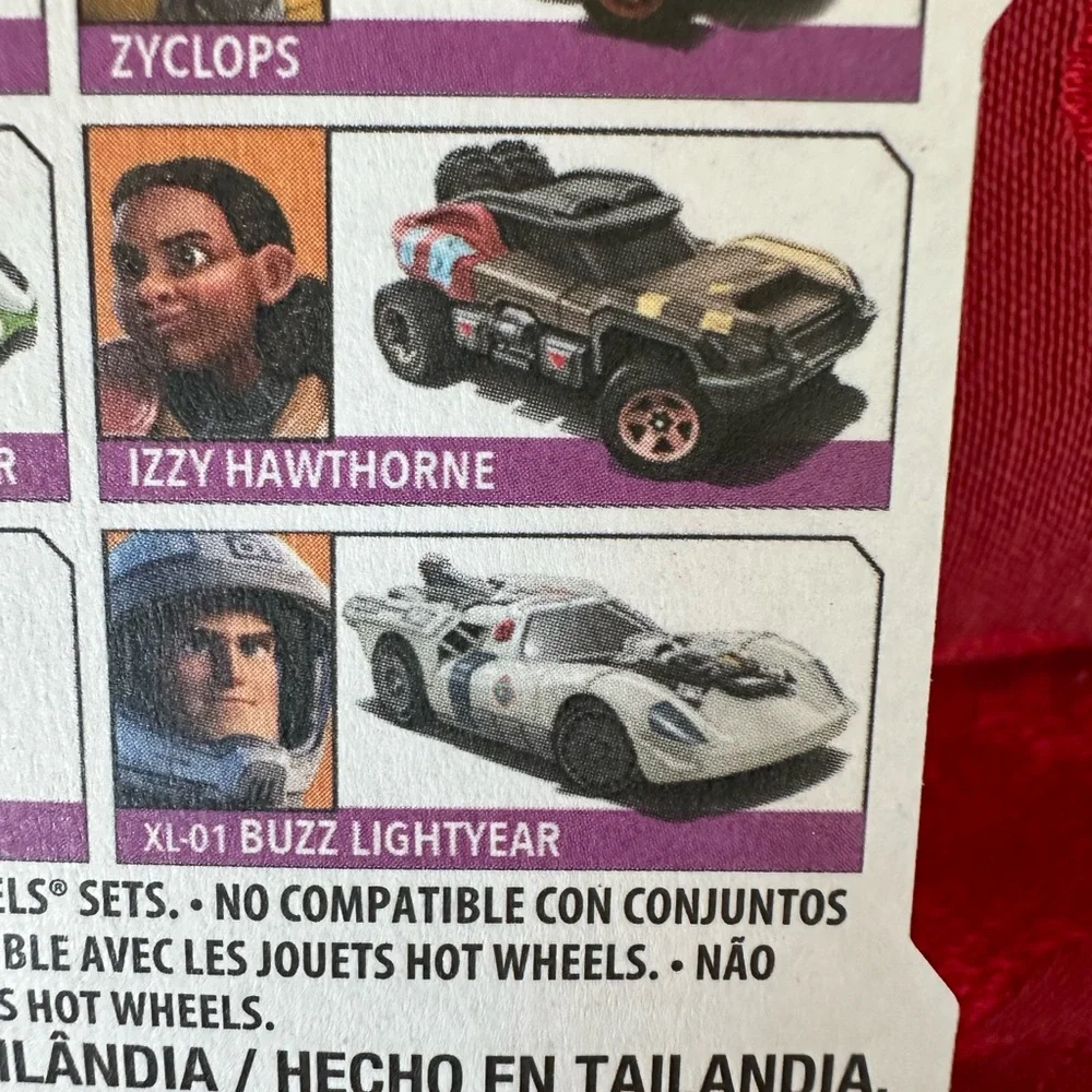 Hot Wheels Disney Pixar XL-01 Buzz Lightyear character car vehicle